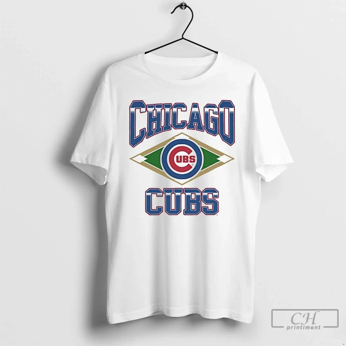Premium Chicago Cubs Baseball Field Diamond Unisex T-shirt, Sweatshirt, Hoodie, Long Sleeve Tee - T-Shirt, Sweatshirt, Hoodie