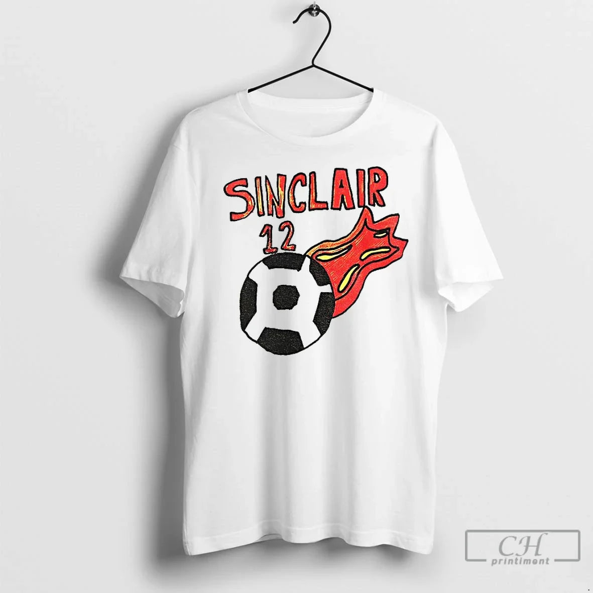 Premium Christine Sinclair 12 Portland Thorns Football Lover Unisex T-shirt, Sweatshirt, Hoodie, Long Sleeve Tee - T-Shirt, Sweatshirt, Hoodie