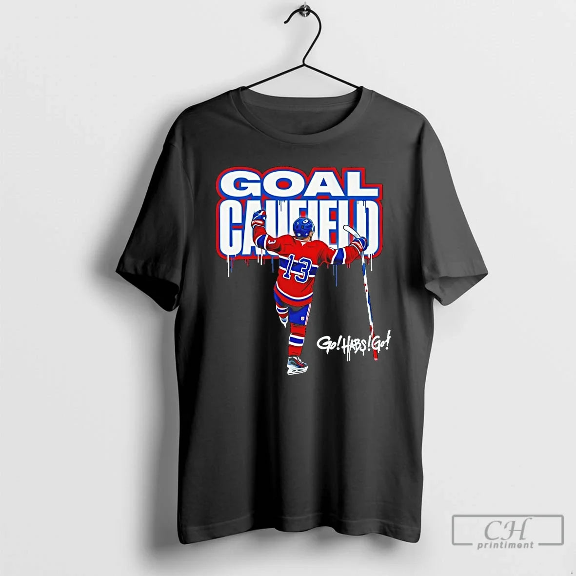 Premium Cole Caufield Montreal Canadiens Hockey Goal Caufield Go Habs Go Unisex T-shirt, Sweatshirt, Hoodie, Long Sleeve Tee - T-Shirt, Sweatshirt, Hoodie