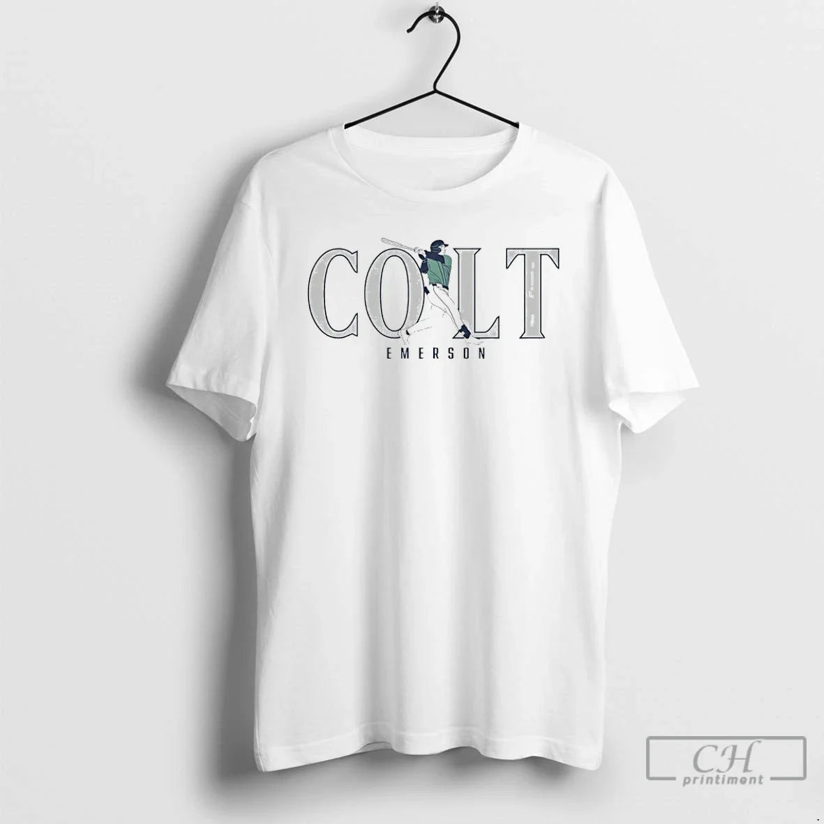 Premium Colt Emerson Seattle Mariners Baseball Swing Unisex T-shirt, Sweatshirt, Hoodie, Long Sleeve Tee - T-Shirt, Sweatshirt, Hoodie