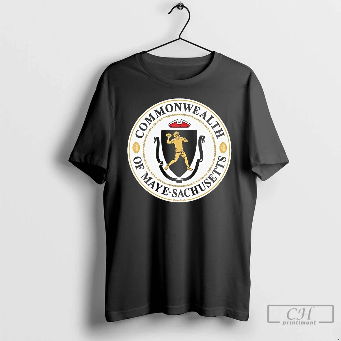 Premium Commonwealth Of Maye Sachusetts Seal - T-Shirt, Sweatshirt, Hoodie