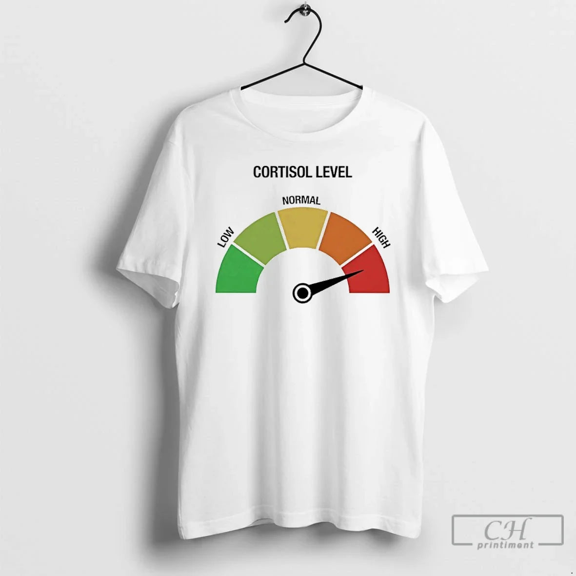 Premium Cortisol Level High Unisex T-shirt, Sweatshirt, Hoodie, Long Sleeve Tee - T-Shirt, Sweatshirt, Hoodie