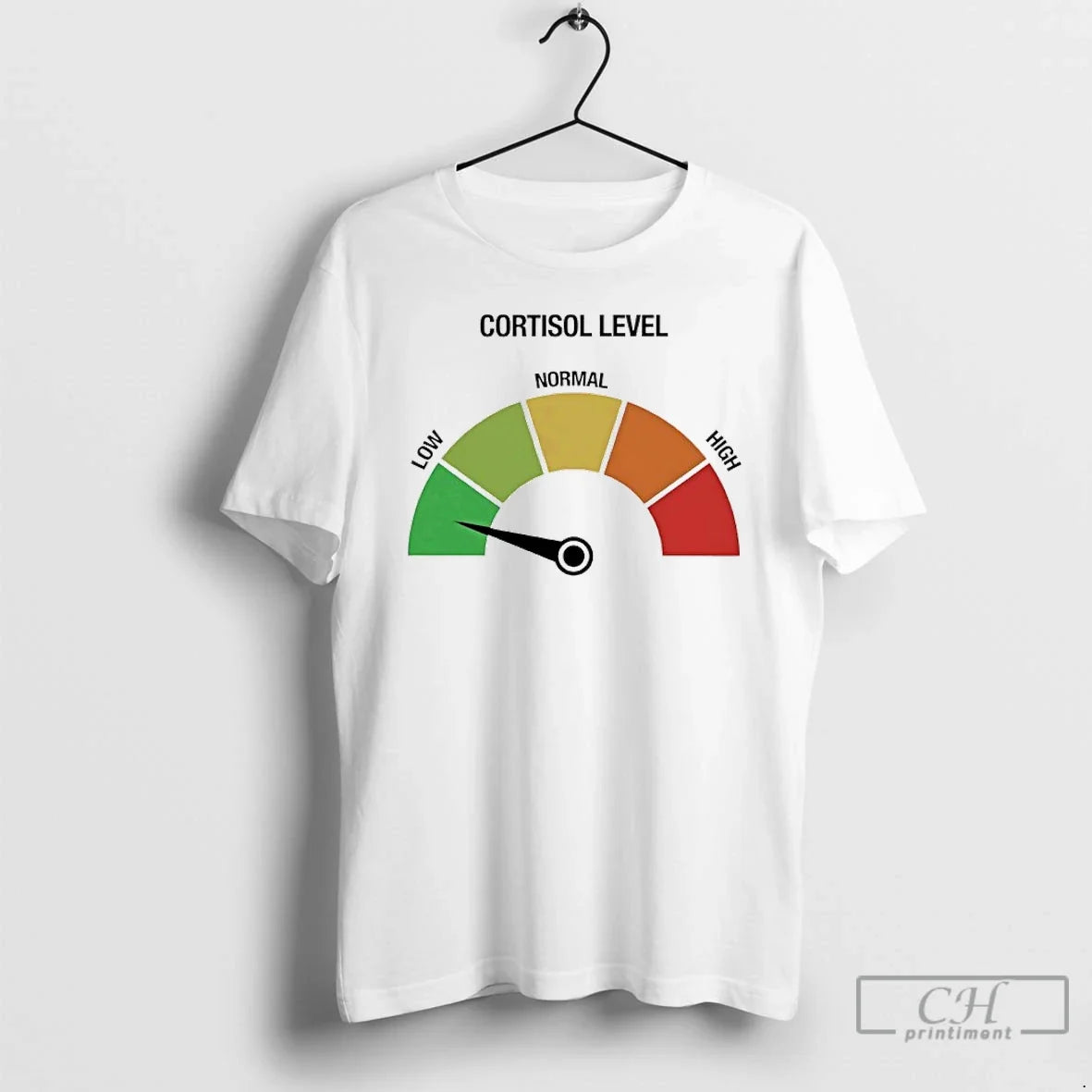 Premium Cortisol Level Low Unisex T-shirt, Sweatshirt, Hoodie, Long Sleeve Tee - T-Shirt, Sweatshirt, Hoodie