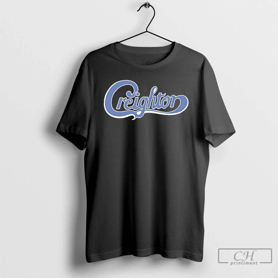 Premium Creighton Script Logo - T-Shirt, Sweatshirt, Hoodie