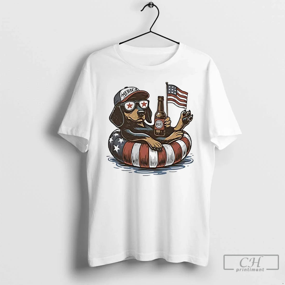 Premium Dachshund Drink Beer 4th Of July Anniversary 1776 2026 Unisex T-shirt, Sweatshirt, Hoodie, Long Sleeve Tee - T-Shirt, Sweatshirt, Hoodie
