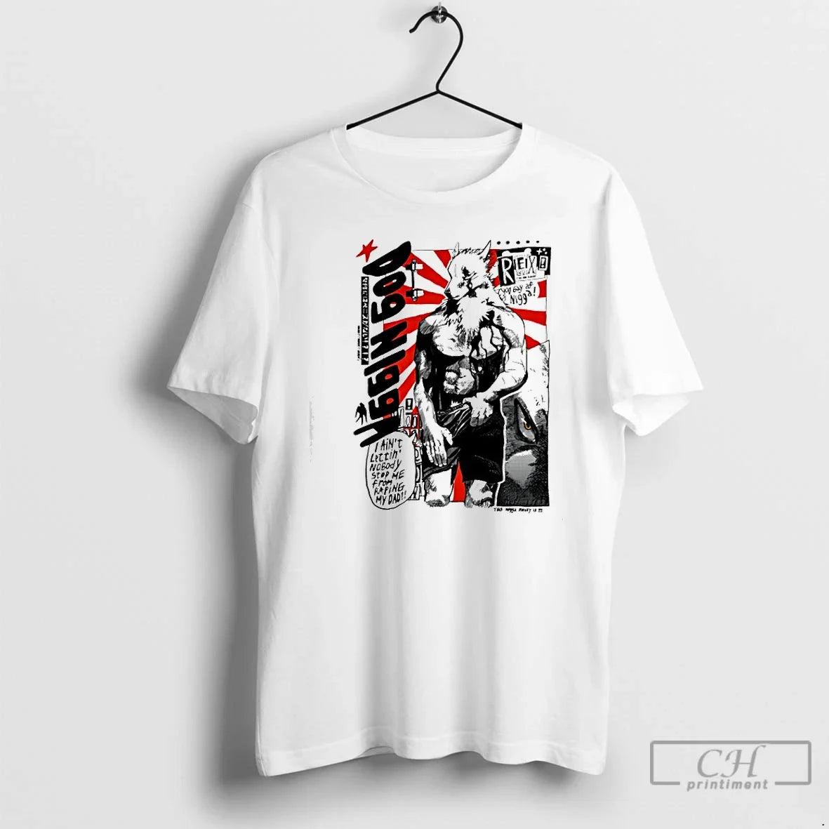 Premium Dog Ningen Rex - T-Shirt, Sweatshirt, Hoodie