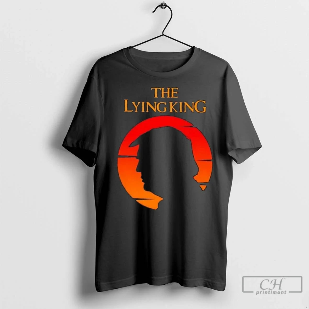 Premium Donald Trump The Lying King Retro Unisex T-shirt, Sweatshirt, Hoodie, Long Sleeve Tee - T-Shirt, Sweatshirt, Hoodie