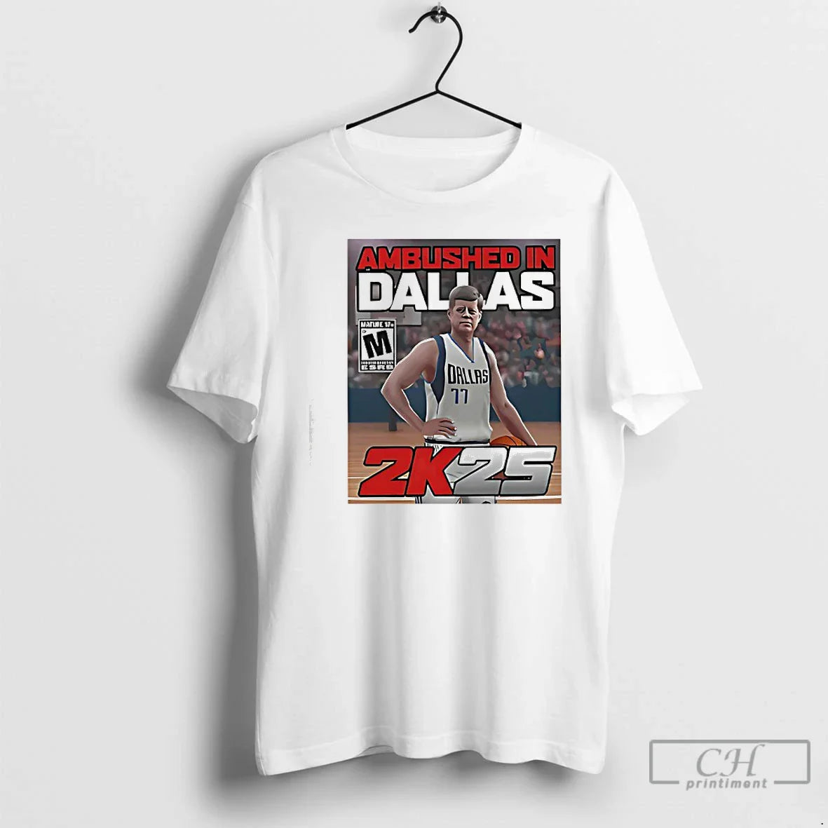 Premium Doncic And John F Kennedy Ambushed In Dallas Mavericks 2k25 - T-Shirt, Sweatshirt, Hoodie