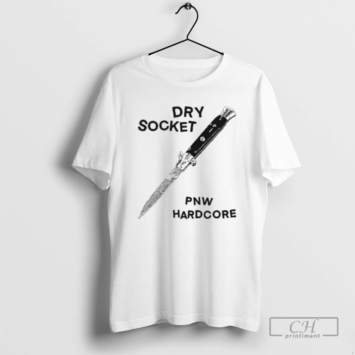 Premium Dry Socket Pacific Northwest Pnw Hardcore Switchblade Knife Graphic Shirt Sweater - T-Shirt, Sweatshirt, Hoodie