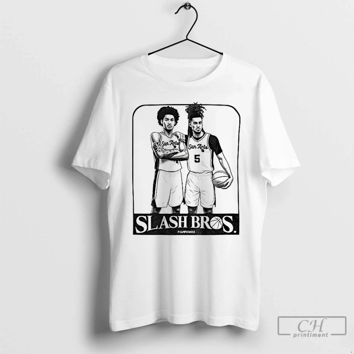 Premium Dylan Harper Vs David Robinson Slash Bros San Antonio Spurs Nba Basketball Cartoon - T-Shirt, Sweatshirt, Hoodie