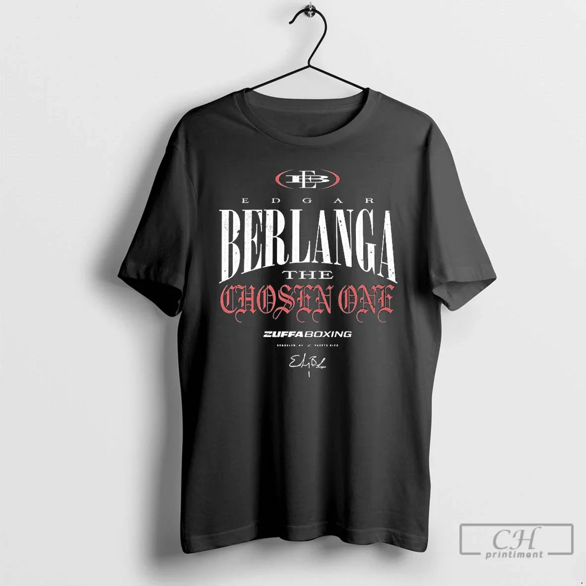 Premium Edgar Berlanga Zuffa Boxing Unisex T-shirt, Sweatshirt, Hoodie, Long Sleeve Tee - T-Shirt, Sweatshirt, Hoodie
