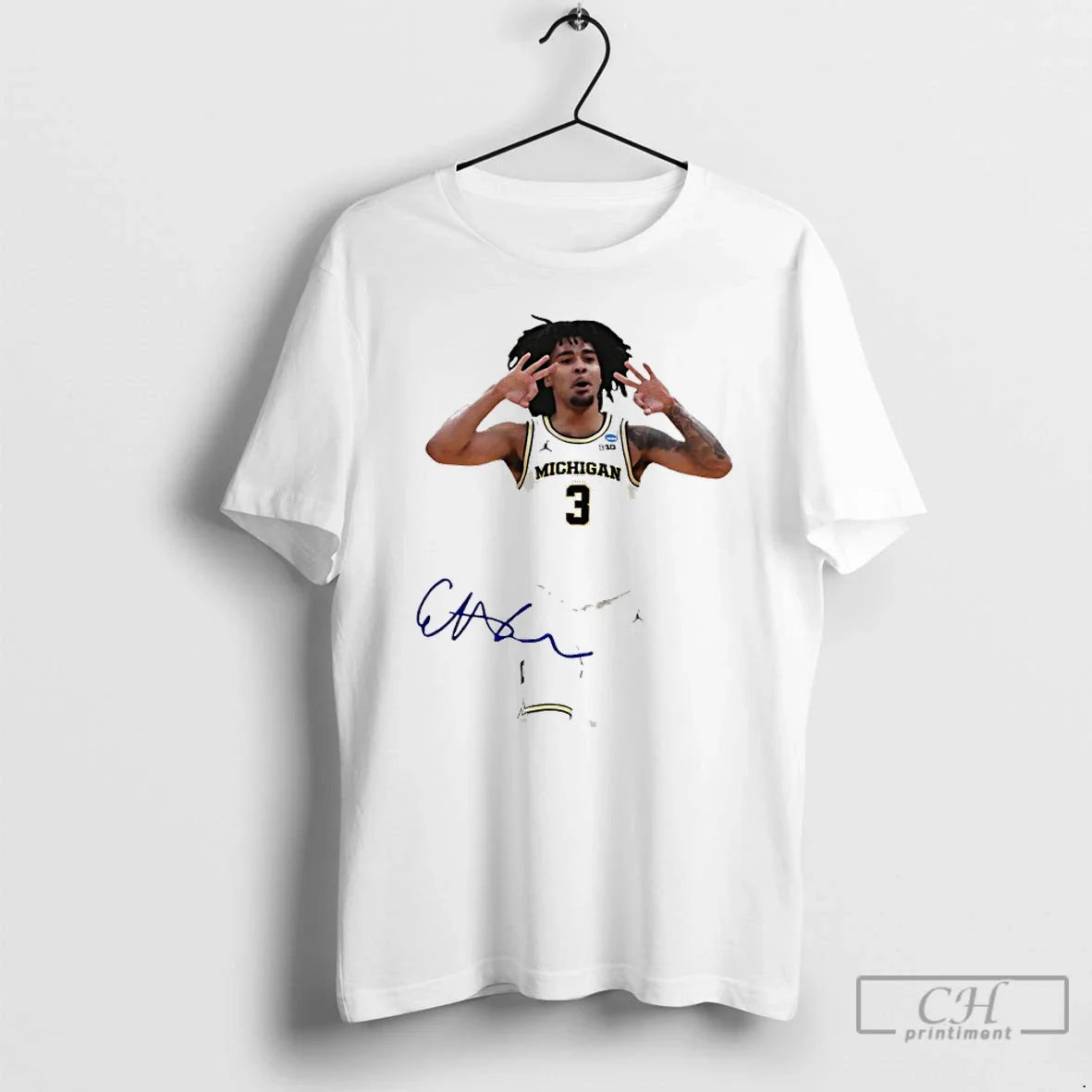 Premium Elliot Cadeau Michigan Wolverines Signature Moment Unisex T-shirt, Sweatshirt, Hoodie, Long Sleeve Tee - T-Shirt, Sweatshirt, Hoodie