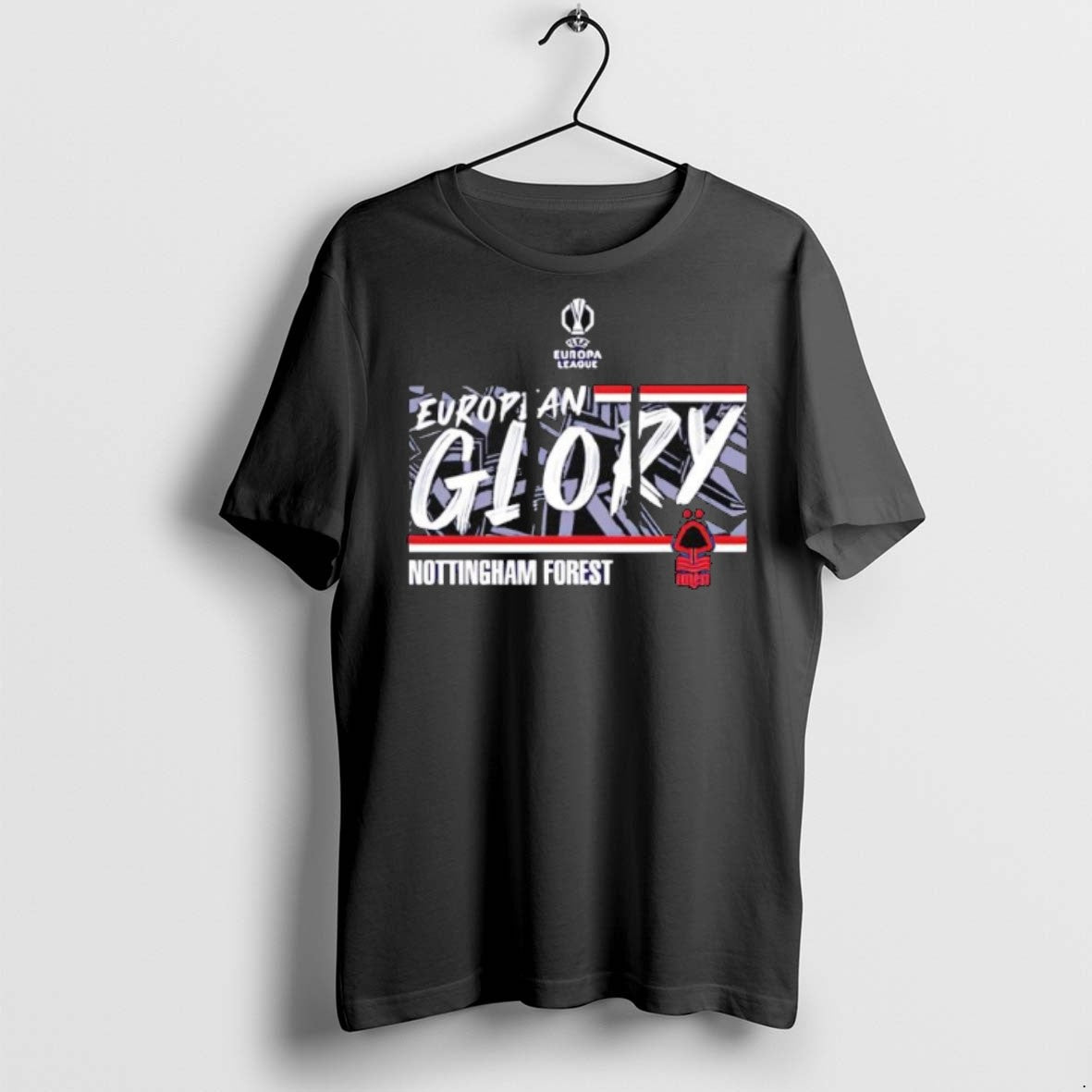 Premium European Glory Uel Nottingham Forest Logo T Shirts Unisex T-shirt, Sweatshirt, Hoodie, Long Sleeve Tee - T-Shirt, Sweatshirt, Hoodie