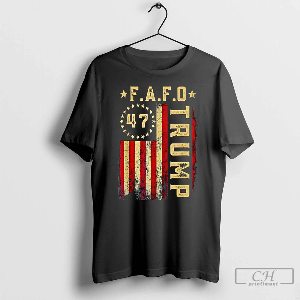 Premium Fafo Trump President 47 Trump Fafo American Flag - T-Shirt, Sweatshirt, Hoodie