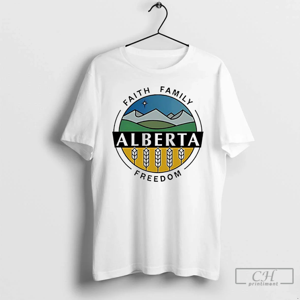 Premium Faith Family Freedom Alberta - T-Shirt, Sweatshirt, Hoodie