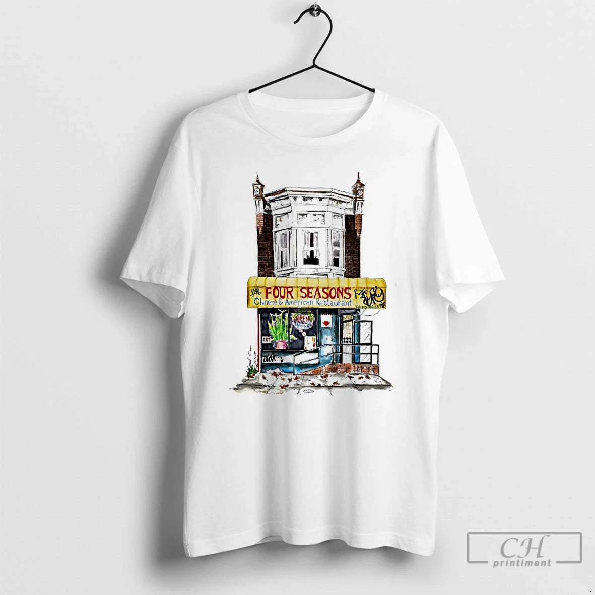 Premium Four Seasons North 60th And Media Streets West Phill Unisex T-shirt, Sweatshirt, Hoodie, Long Sleeve Tee - T-Shirt, Sweatshirt, Hoodie