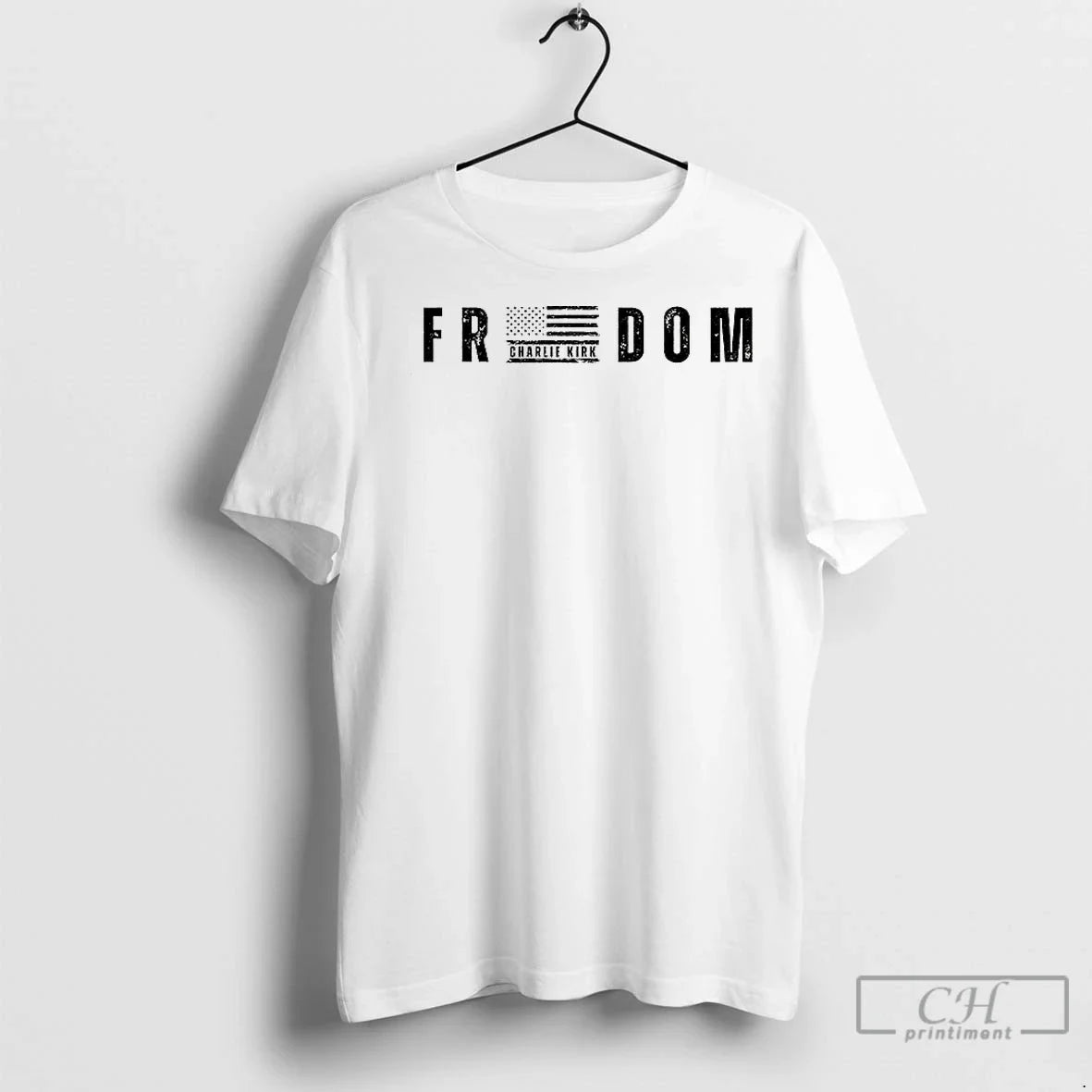Premium Freedom Charlie Kirk Pray For Charlie Kirk Make America Great Again Usa Flag Unisex T-shirt, Sweatshirt, Hoodie, Long Sleeve Tee - T-Shirt, Sweatshirt, Hoodie