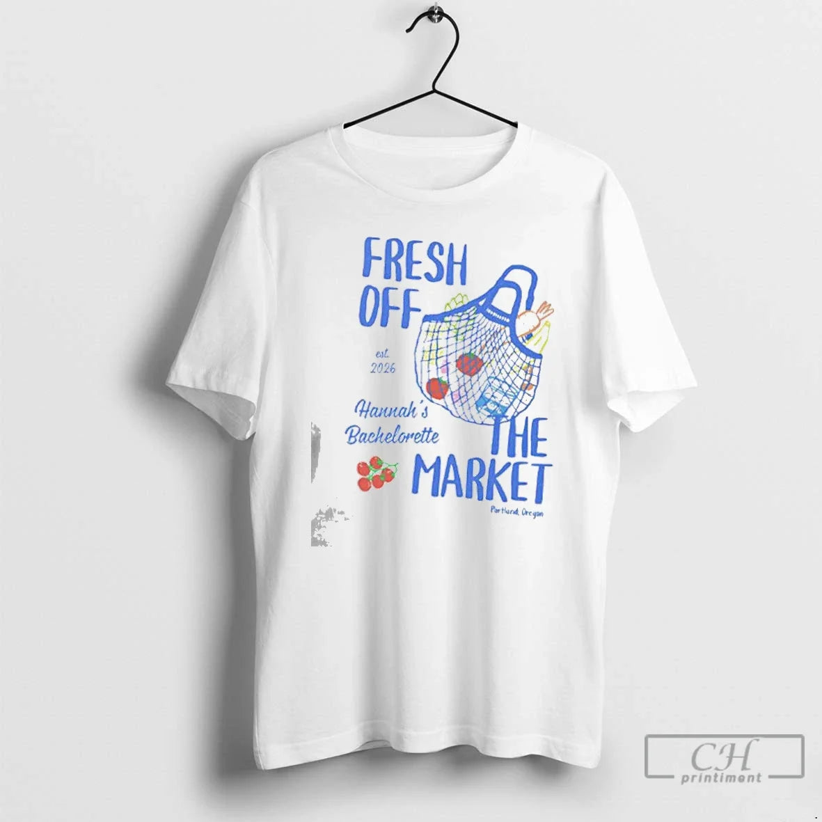 Premium Fresh Off The Market Bachelorette Party Personalized Unisex T-shirt, Sweatshirt, Hoodie, Long Sleeve Tee - T-Shirt, Sweatshirt, Hoodie