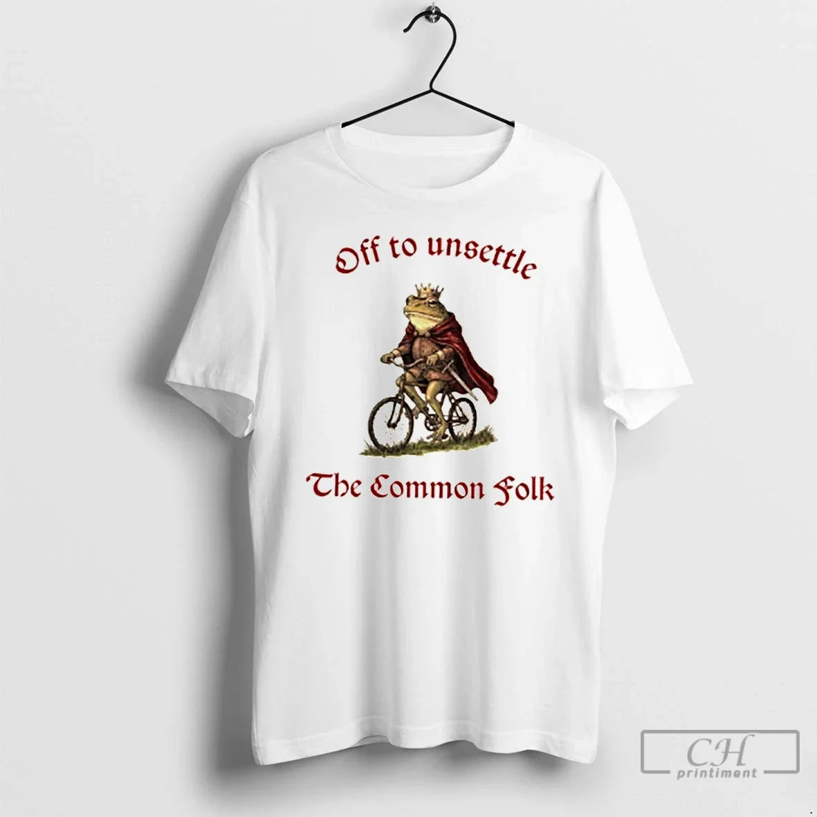 Premium Frog Meme Off To Unsettle The Common Folk Vintage Unisex T-shirt, Sweatshirt, Hoodie, Long Sleeve Tee - T-Shirt, Sweatshirt, Hoodie