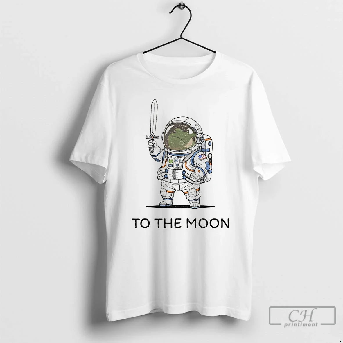 Premium Frog To The Moon Astronaut Nasa Artemis 2 Moon 2026 Unisex T-shirt, Sweatshirt, Hoodie, Long Sleeve Tee - T-Shirt, Sweatshirt, Hoodie