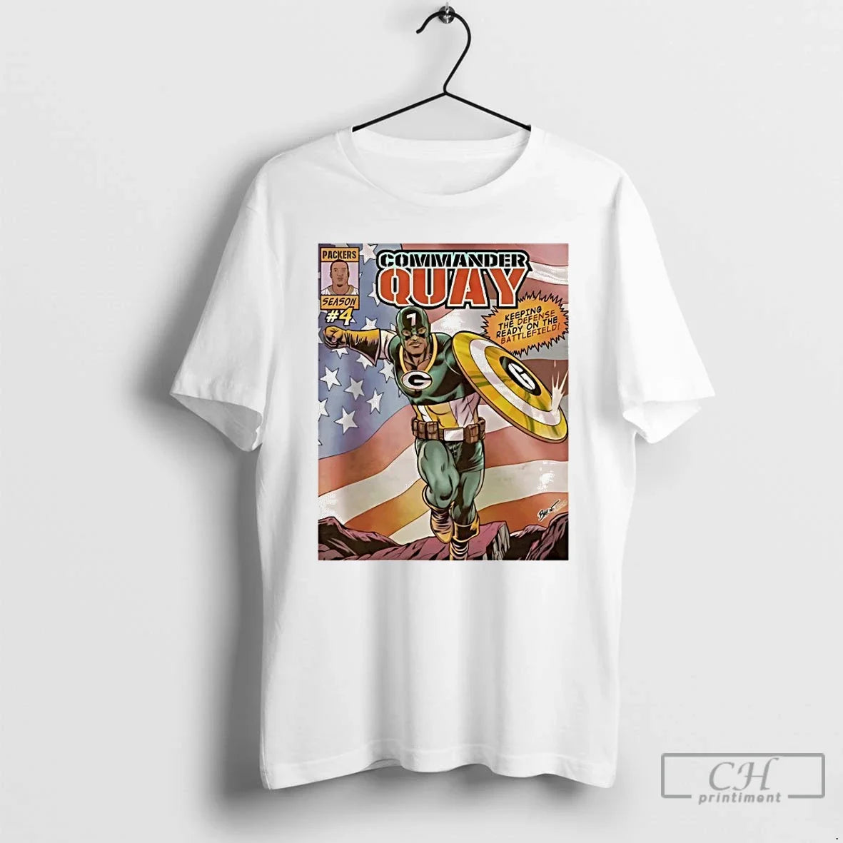Premium Green Bay Packers Commander Quay Walker - T-Shirt, Sweatshirt, Hoodie