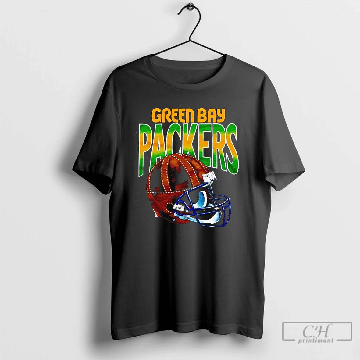 Premium Green Bay Packers Gradient Alt Helmet - T-Shirt, Sweatshirt, Hoodie