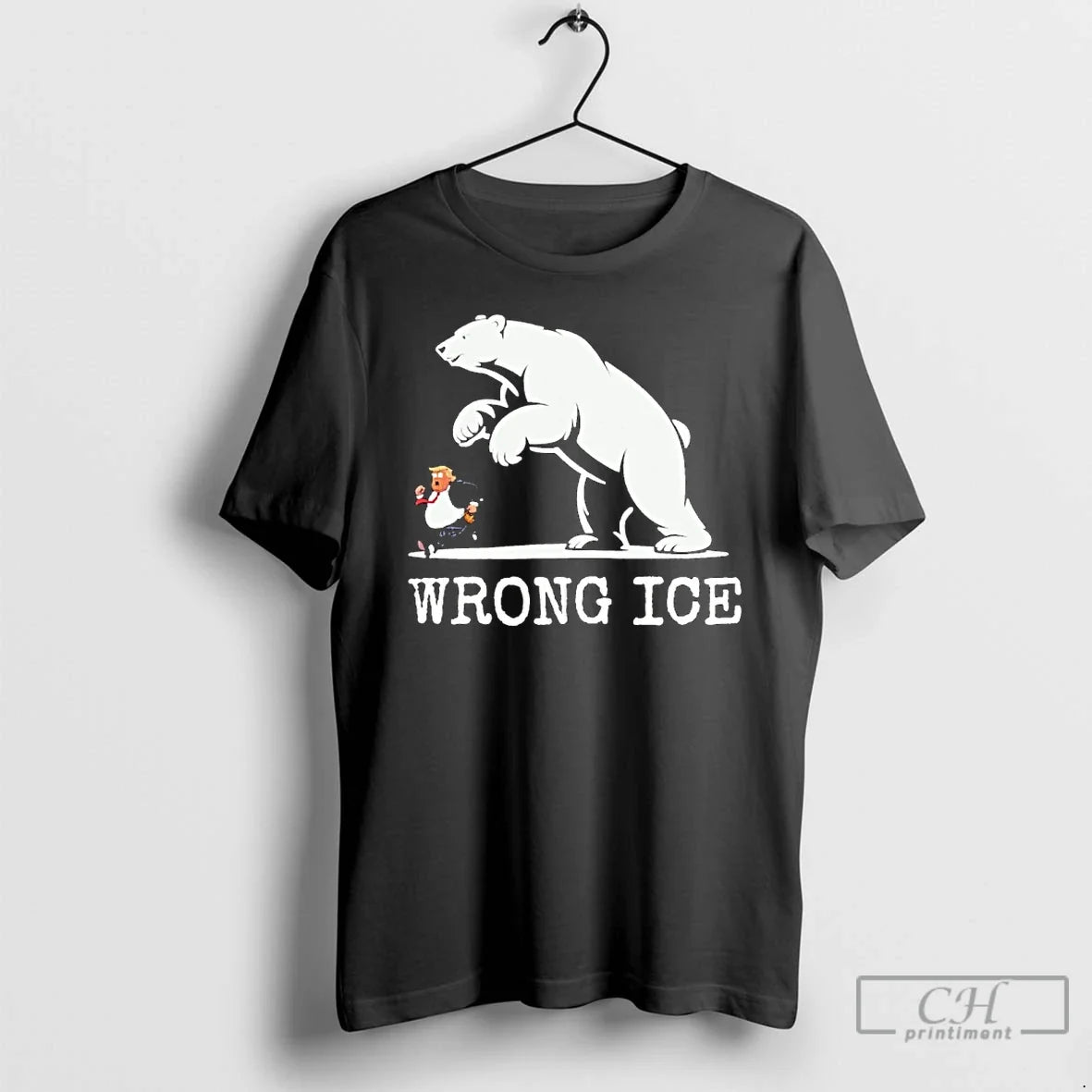 Premium Greenland Wrong Ice Bear And Trump Meme - T-Shirt, Sweatshirt, Hoodie