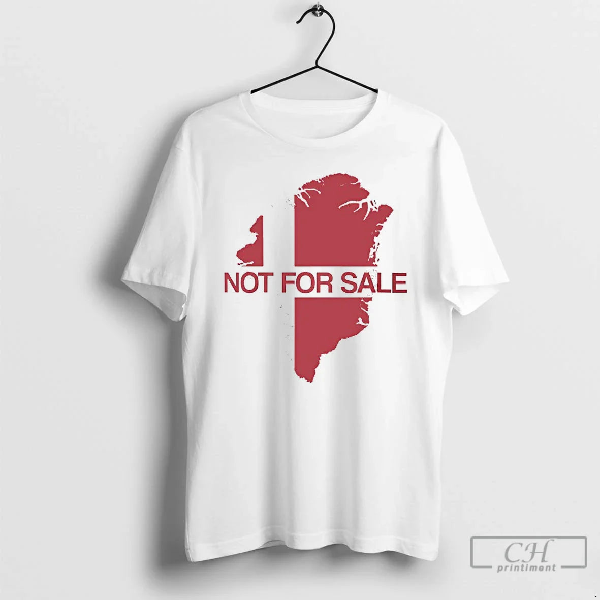 Premium Greenland Is Not For Sale Map - T-Shirt, Sweatshirt, Hoodie