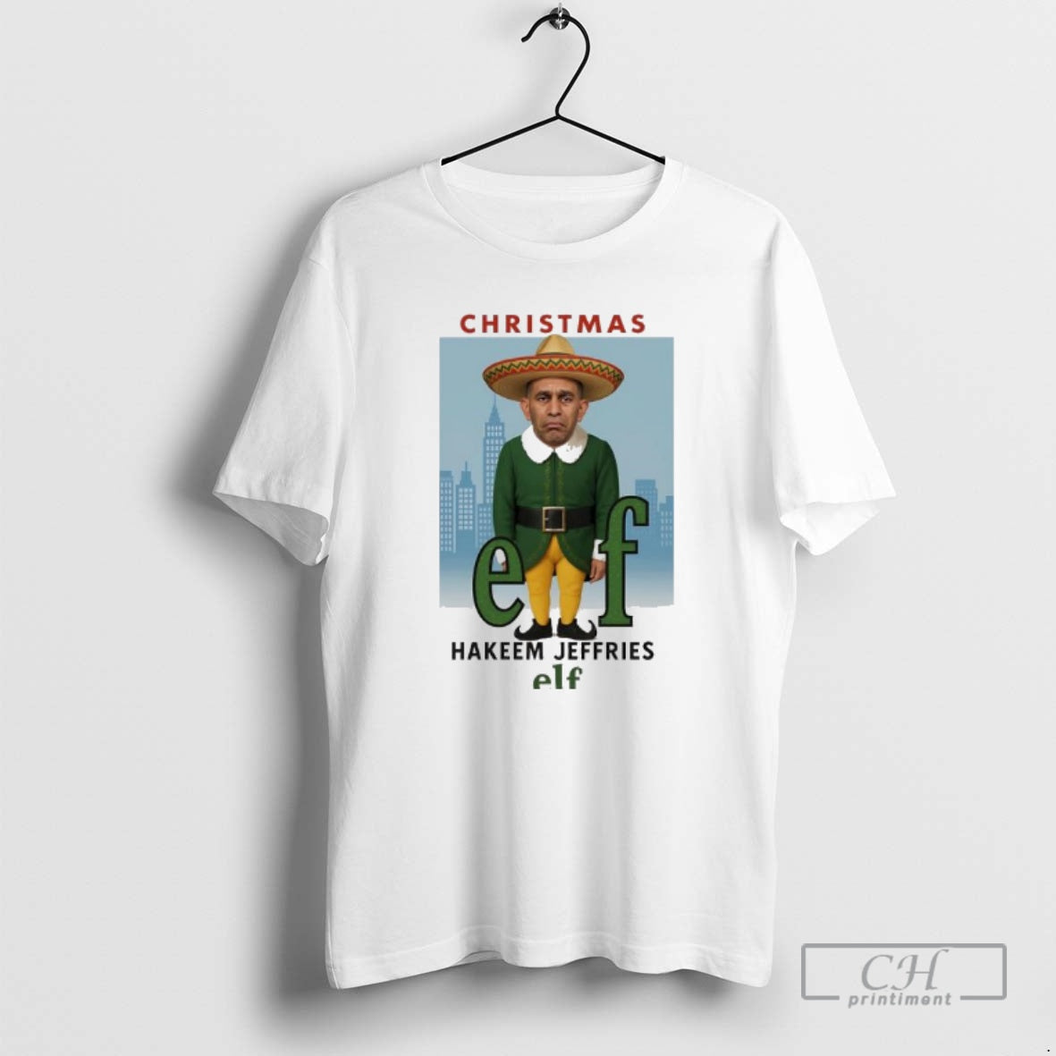 Premium Hakeem Jeffries Christmas Elf U S Shirt Sweater - T-Shirt, Sweatshirt, Hoodie