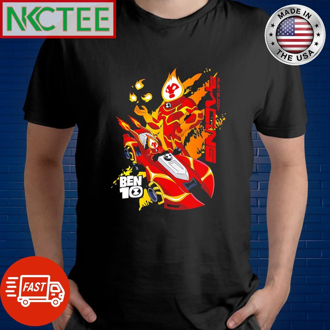 Premium Heatblast Ben 10 car shirt Unisex T-shirt, Sweatshirt, Hoodie, Long Sleeve Tee - T-Shirt, Sweatshirt, Hoodie