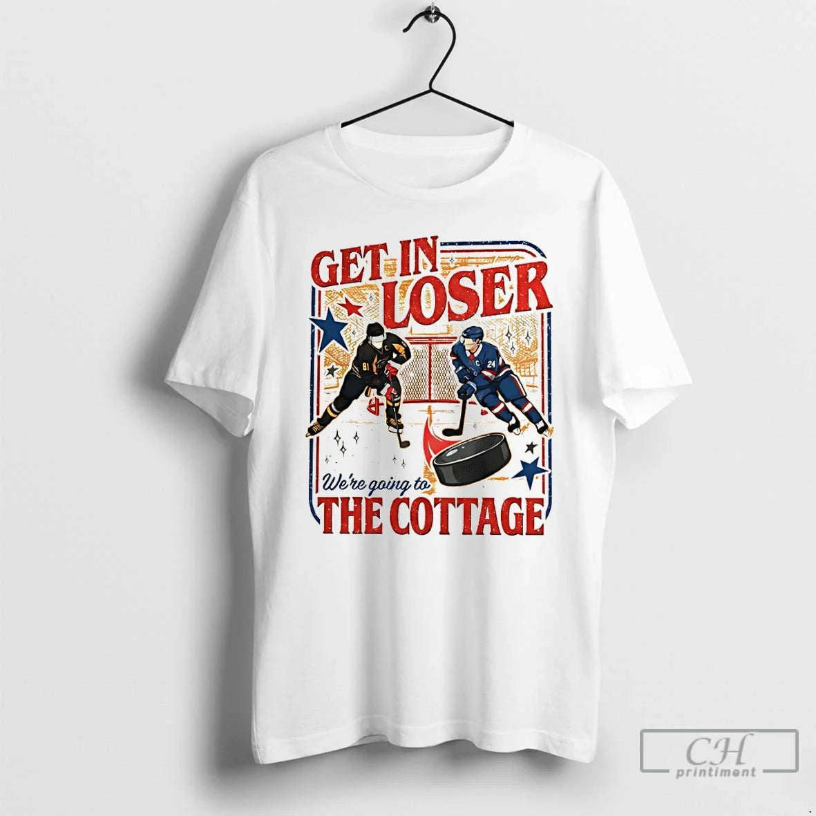 Premium Hollanov Couple Romance Get In Loser Were Going To The Cottage T Shirts Sweater Unisex T-shirt, Sweatshirt, Hoodie, Long Sleeve Tee - T-Shirt, Sweatshirt, Hoodie