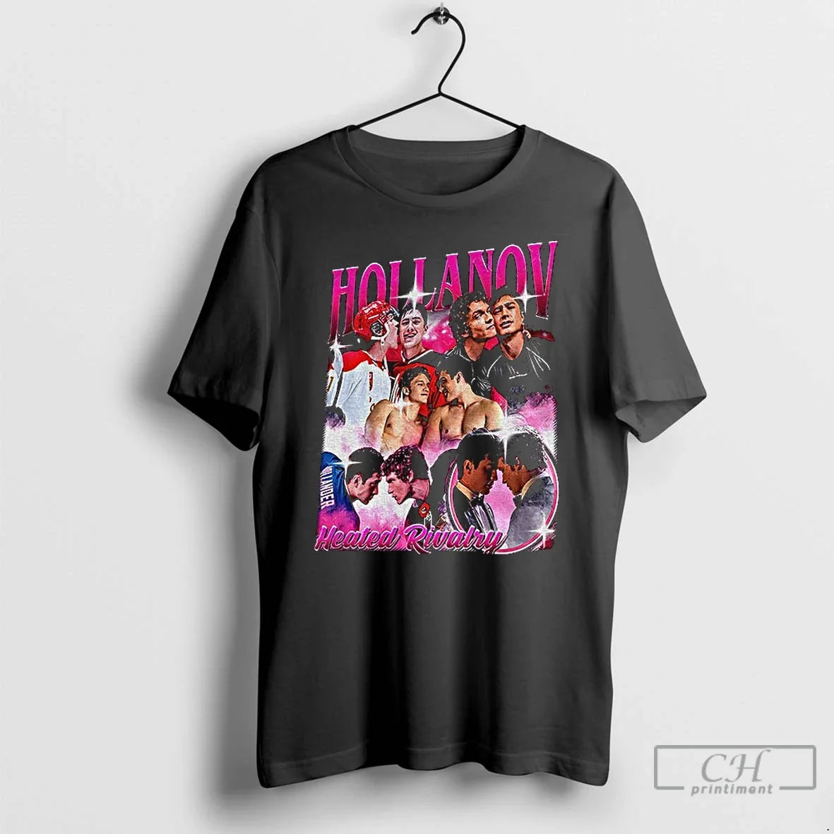 Premium Hollanov Heated Rivalry Hockey Vintage - T-Shirt, Sweatshirt, Hoodie