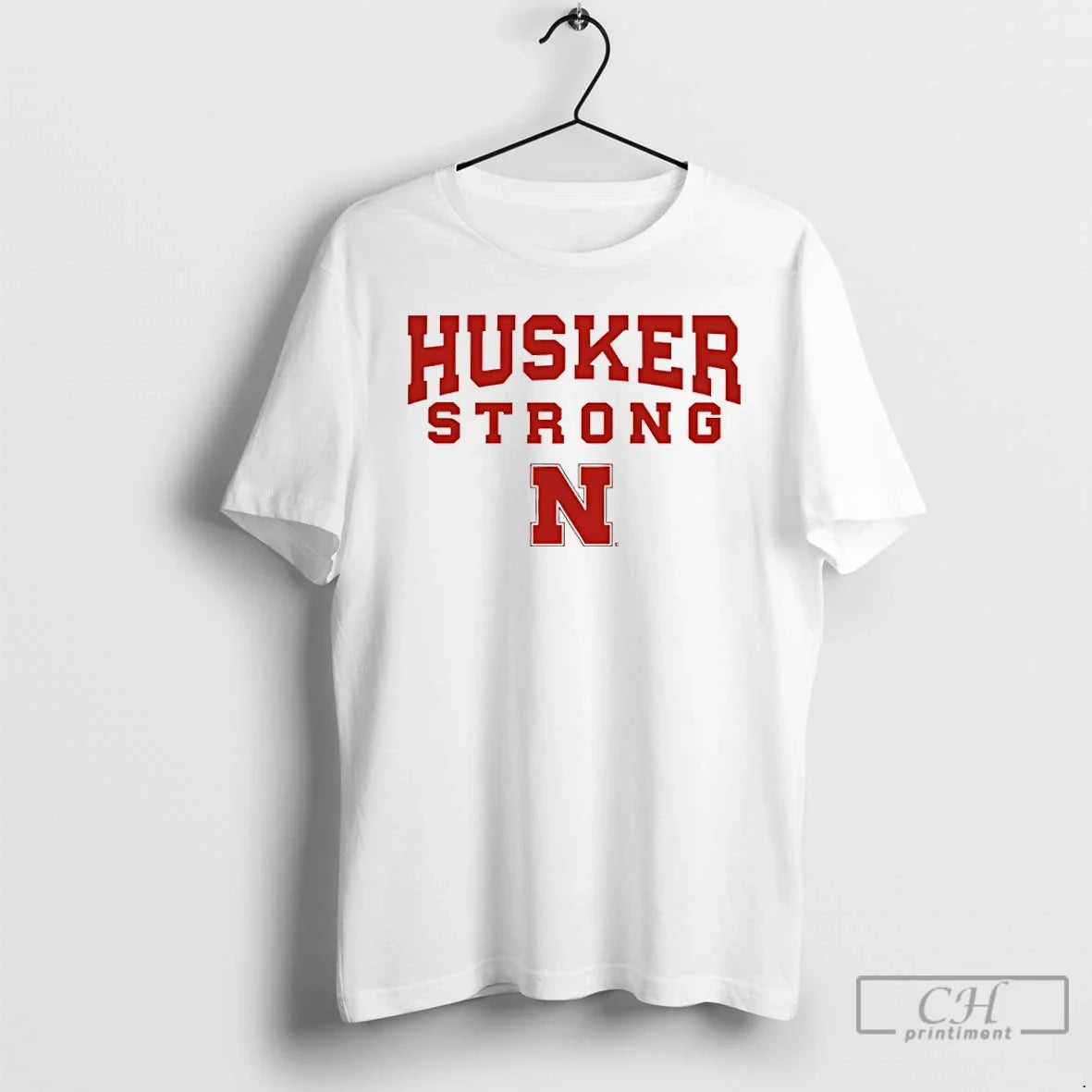 Premium Husker Strong Nebraska Football Unisex T-shirt, Sweatshirt, Hoodie, Long Sleeve Tee - T-Shirt, Sweatshirt, Hoodie
