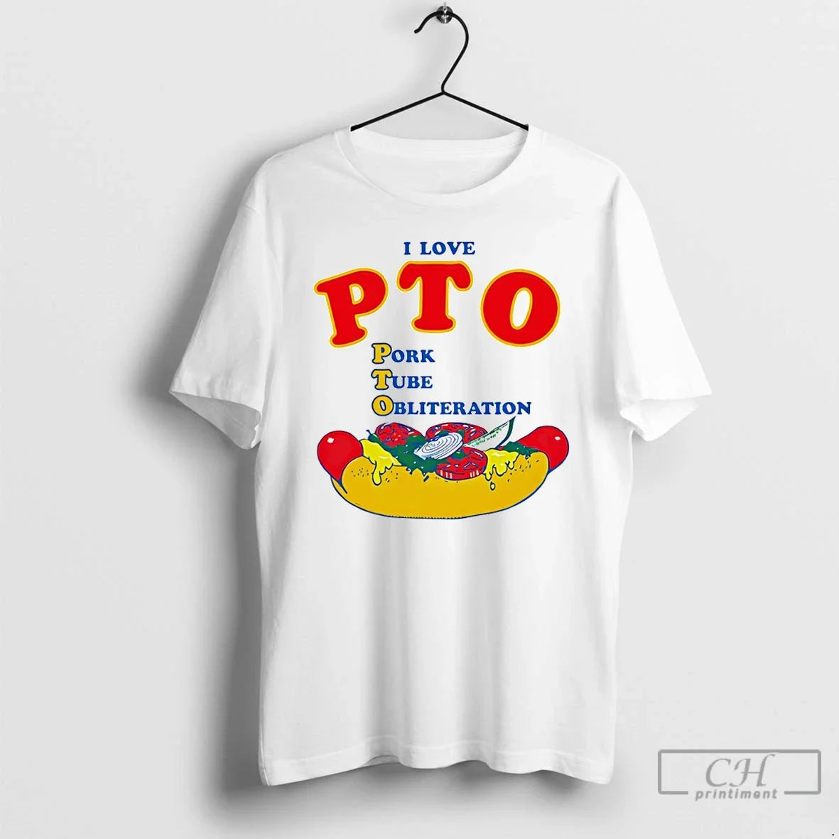 Premium I Love Pto Pork Tube Obliteration Hot Dog Unisex T-shirt, Sweatshirt, Hoodie, Long Sleeve Tee - T-Shirt, Sweatshirt, Hoodie