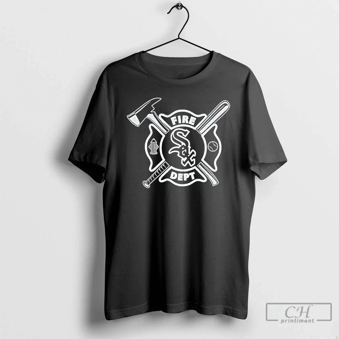 Premium Itycfaad Chicago White Sox Fire Dept 2026 Unisex T-shirt, Sweatshirt, Hoodie, Long Sleeve Tee - T-Shirt, Sweatshirt, Hoodie