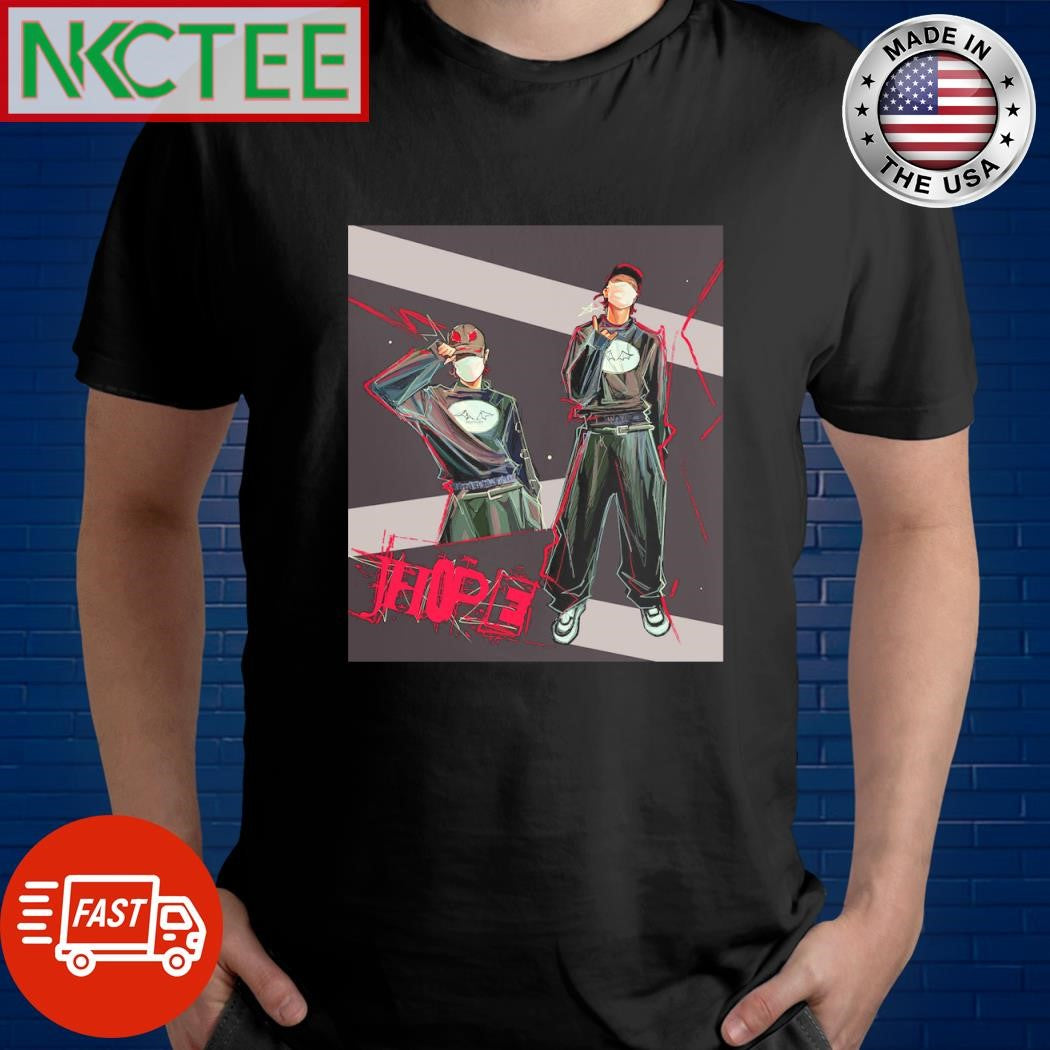 Premium JHope studio bts fanart shirt Unisex T-shirt, Sweatshirt, Hoodie, Long Sleeve Tee - T-Shirt, Sweatshirt, Hoodie