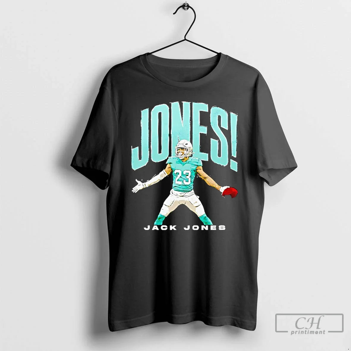 Premium Jack Jones Holding Football Miami Dolphins - T-Shirt, Sweatshirt, Hoodie