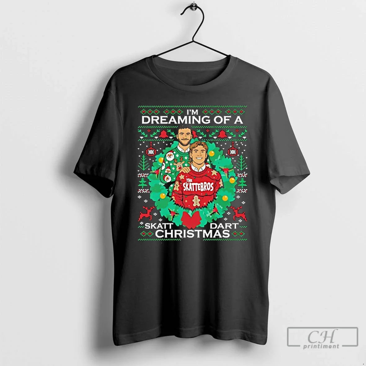 Premium Jaxson Dart And Cam Skattebo New York Giants Im Dreaming Of A Skatt Dart - T-Shirt, Sweatshirt, Hoodie