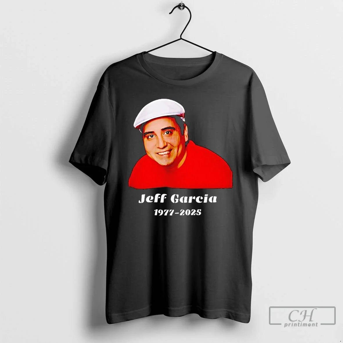 Premium Jeff Garcia Rip 1977 To 2025 Tribute Voice Actor - T-Shirt, Sweatshirt, Hoodie