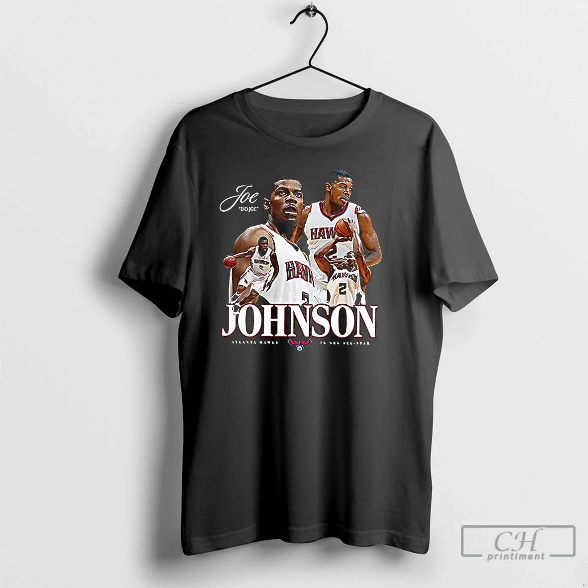 Premium Joe Johnson Iso Joe Atlanta Hawks Basketball - T-Shirt, Sweatshirt, Hoodie