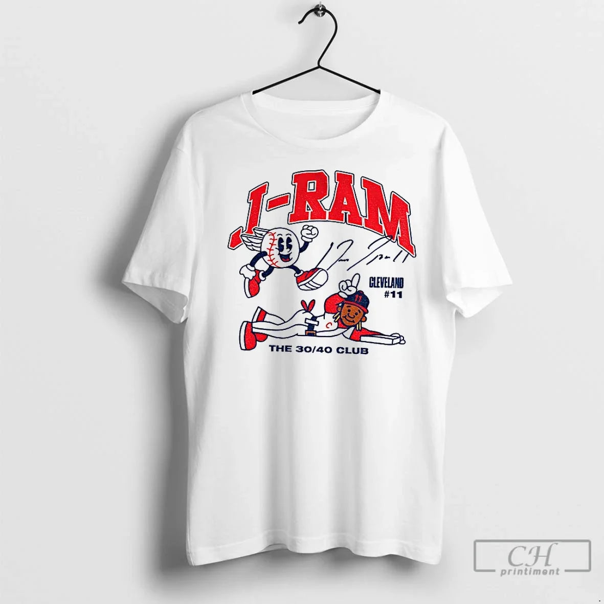 Premium Jose Ramirez Superstar Cartoon Cleveland Guardians The 30 40 Club Signature Unisex T-shirt, Sweatshirt, Hoodie, Long Sleeve Tee - T-Shirt, Sweatshirt, Hoodie