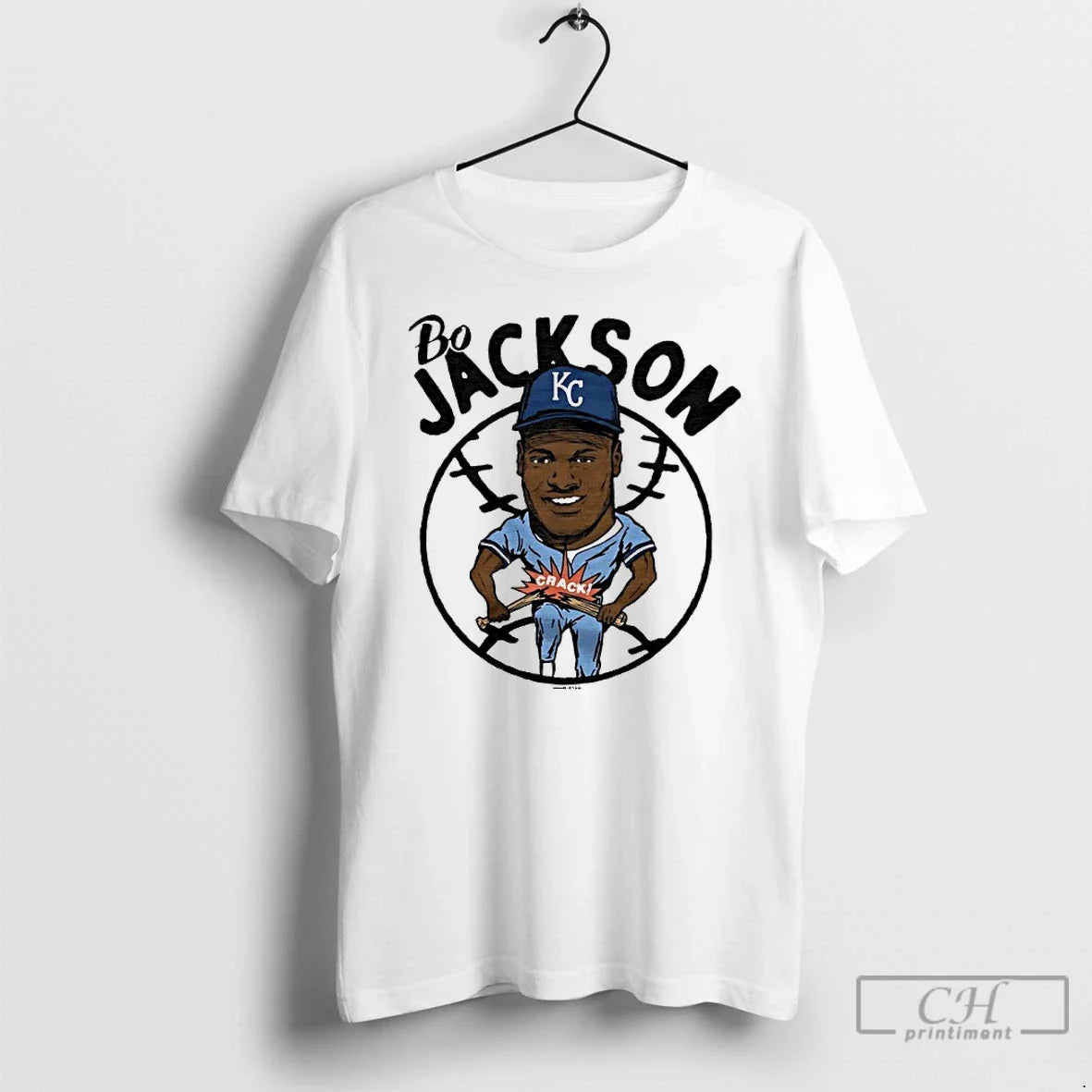 Premium Kc Royals Bo Jackson Crack - T-Shirt, Sweatshirt, Hoodie