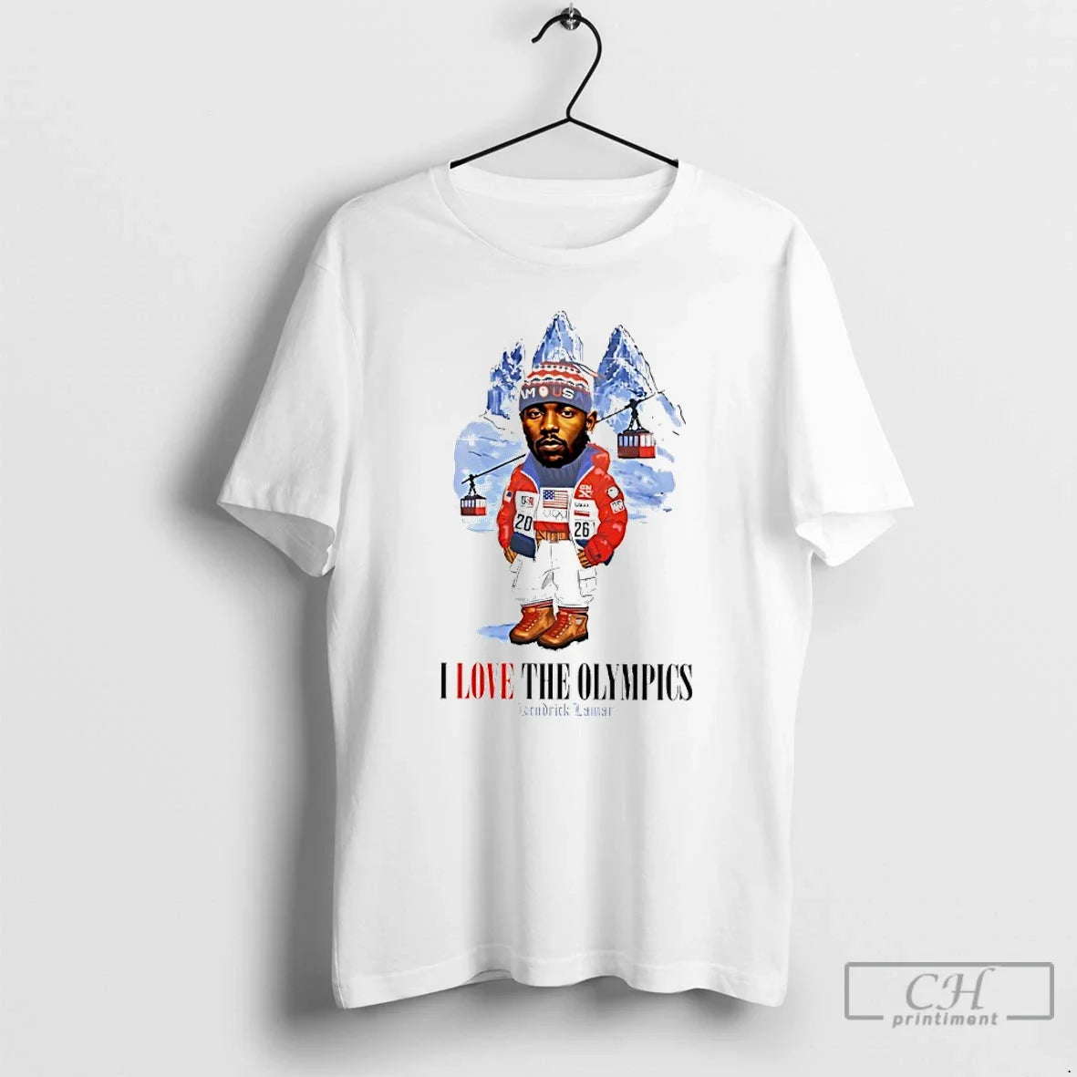 Premium Kendrick Lamar I Love The Olympics Meme - T-Shirt, Sweatshirt, Hoodie