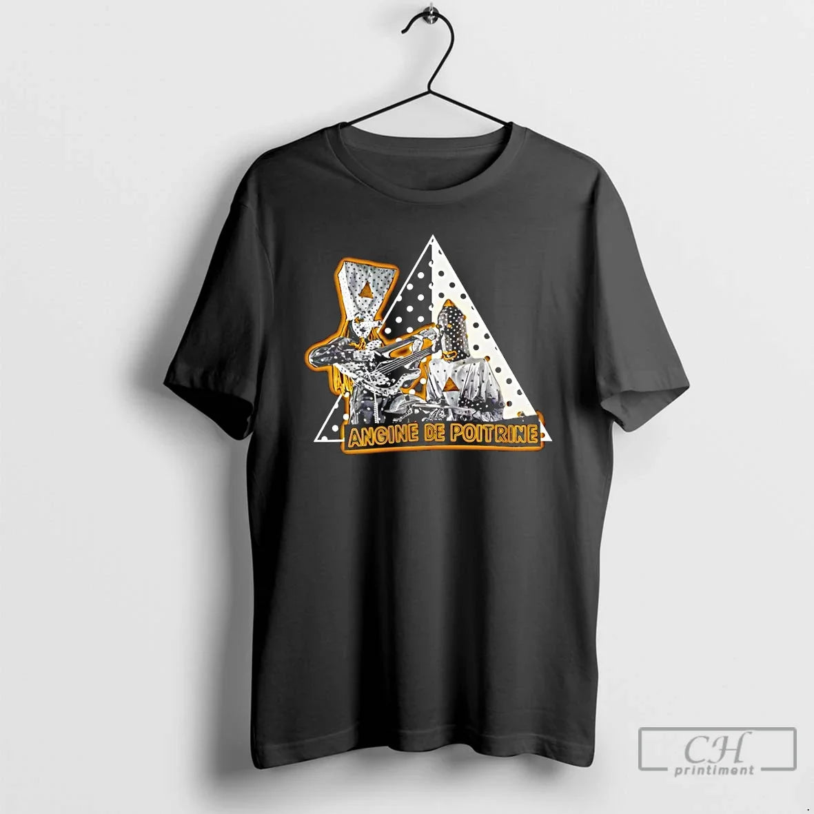 Premium Khn De Poitrine And Klek De Poitrine Angine De Poitrine Band Photo T Shirts Unisex T-shirt, Sweatshirt, Hoodie, Long Sleeve Tee - T-Shirt, Sweatshirt, Hoodie