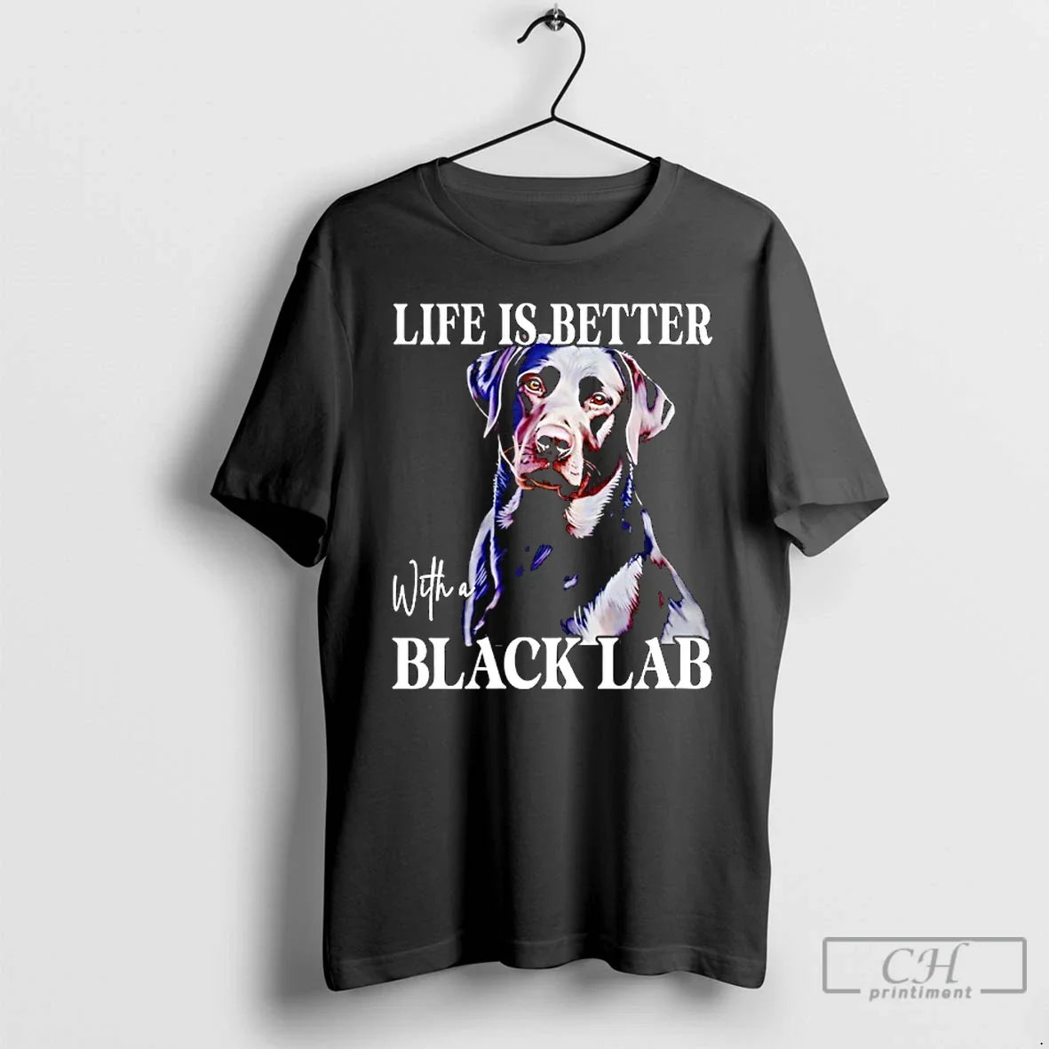 Premium Labrador Dog Life Is Better With A Black Lab - T-Shirt, Sweatshirt, Hoodie