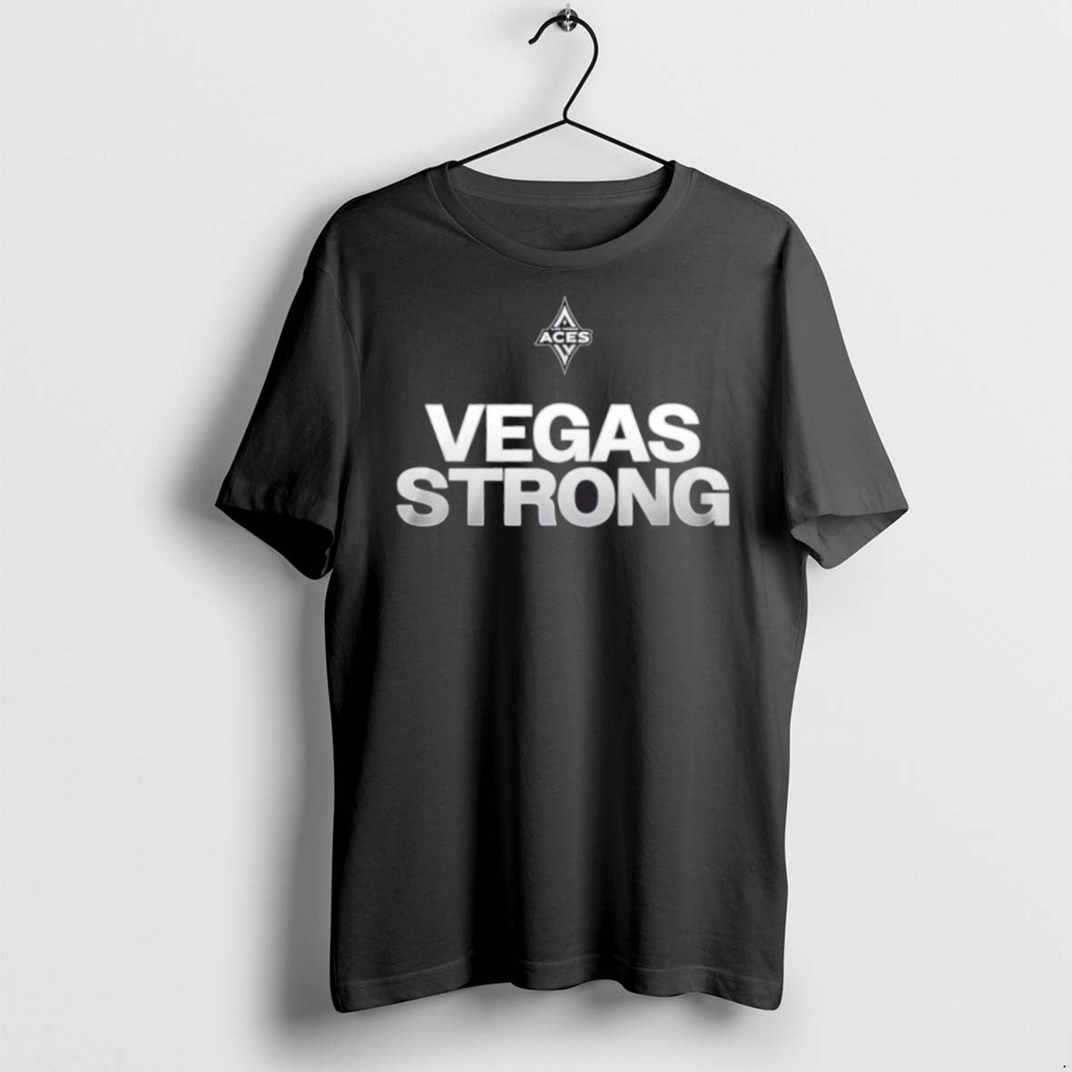 Las Vegas Aces Vegas Strong Wnba Finals 2025 2 Sided T Shirts Unisex T-shirt, Sweatshirt, Hoodie, Long Sleeve Tee - T-Shirt, Sweatshirt, Hoodie