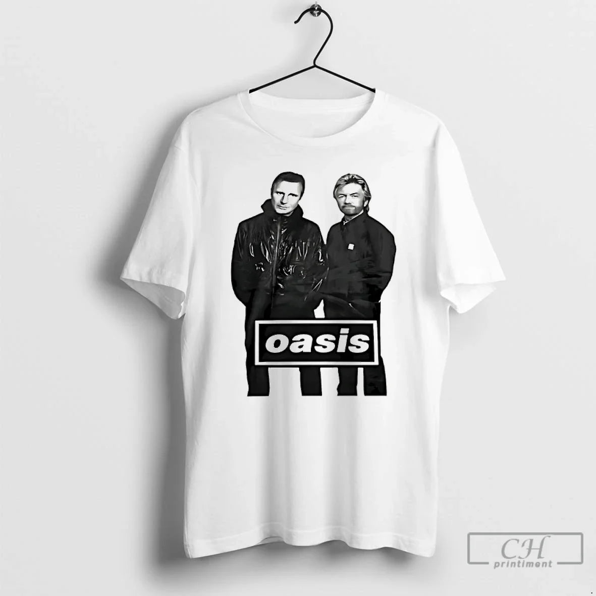 Premium Liam Neeson And Noel Edmonds Oasis - T-Shirt, Sweatshirt, Hoodie