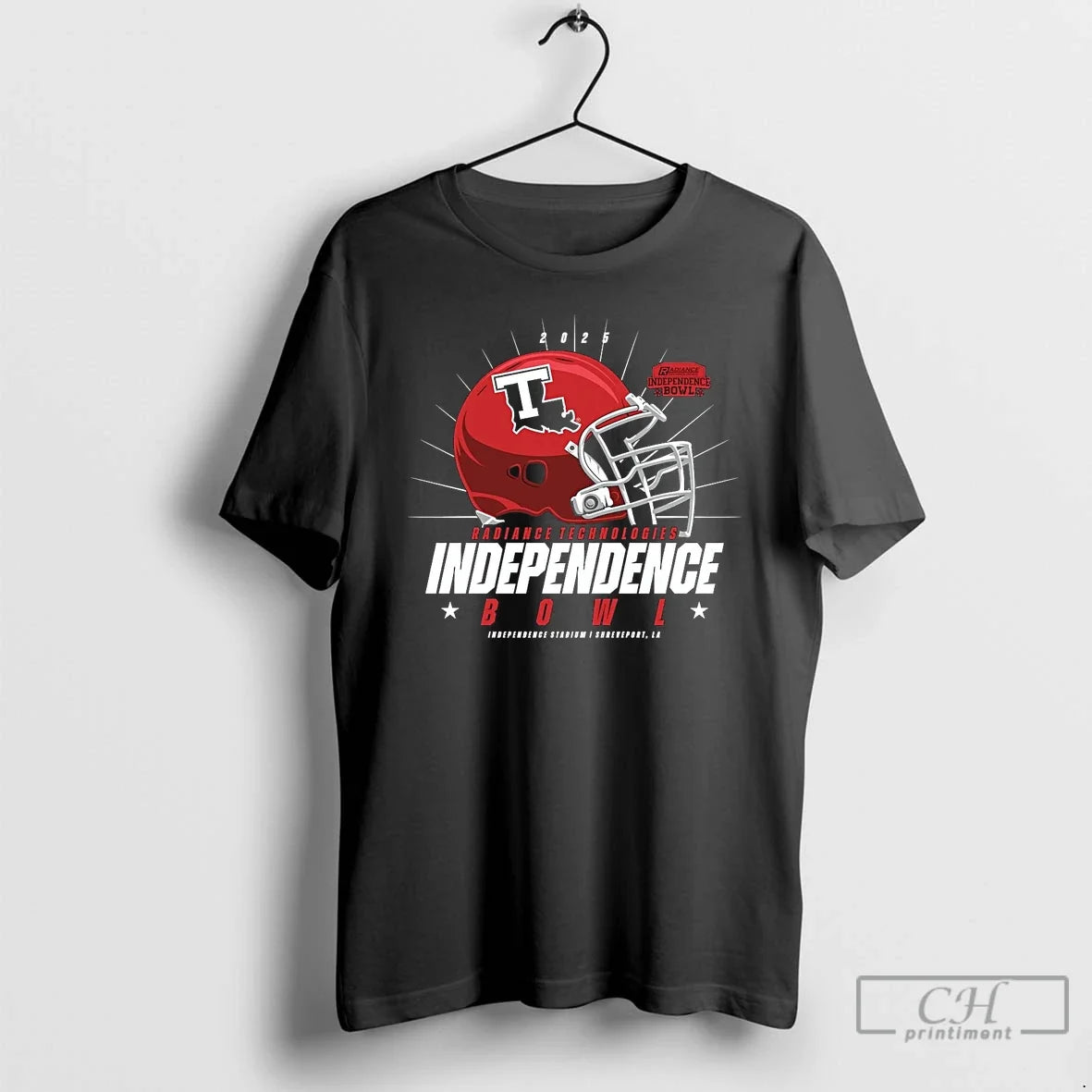 Premium Louisiana Tech Bulldogs 2025 Independence Bowl Helmet - T-Shirt, Sweatshirt, Hoodie