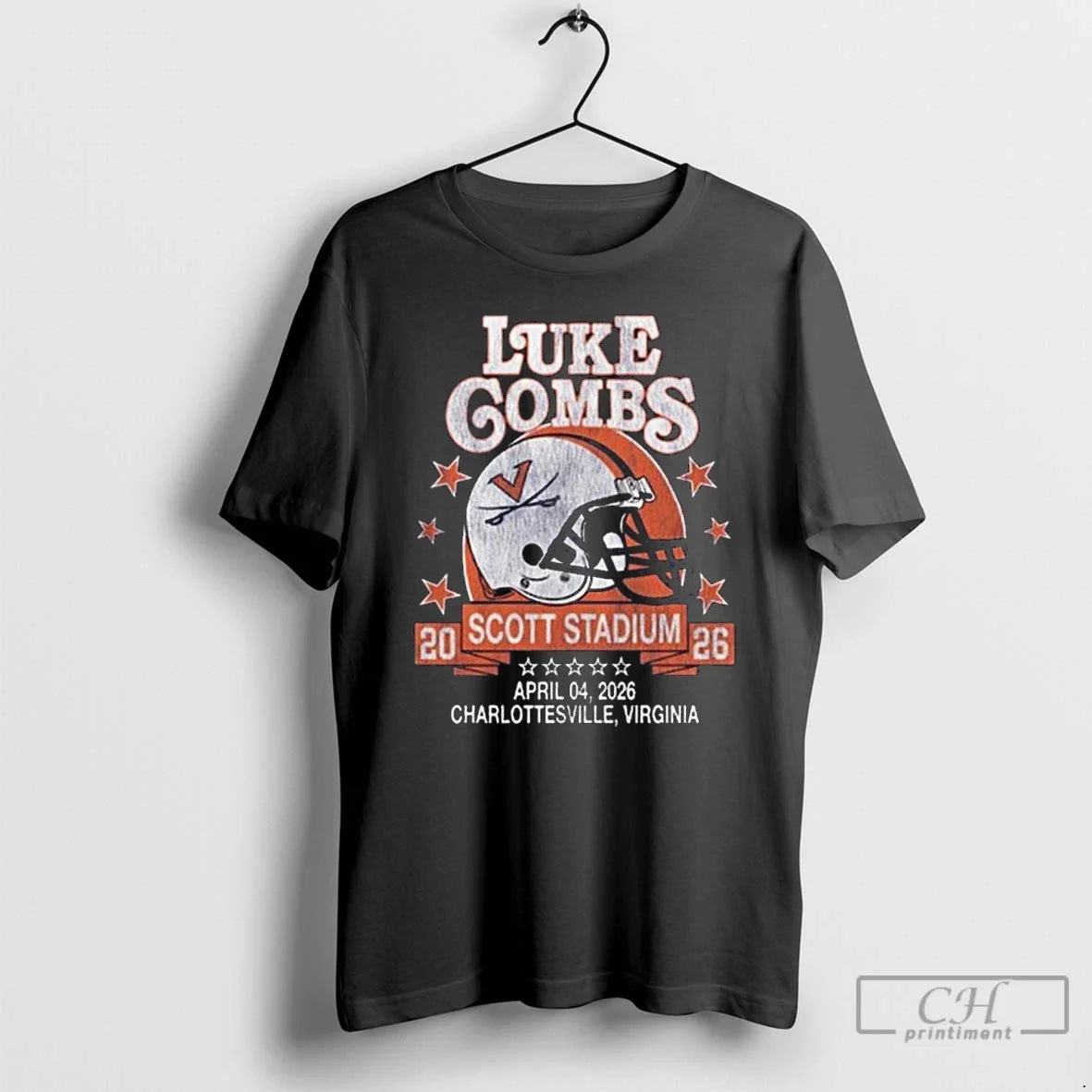 Premium Luke Combs At Scott Stadium 04 April 2026 Event Unisex T-shirt, Sweatshirt, Hoodie, Long Sleeve Tee - T-Shirt, Sweatshirt, Hoodie