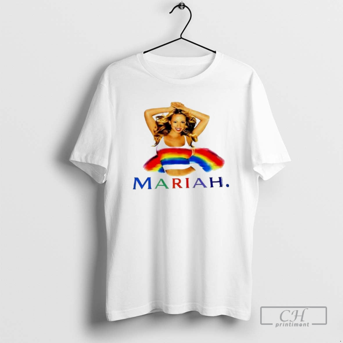 Premium Mariah Carey Rainbow Graphic Shirt Sweater - T-Shirt, Sweatshirt, Hoodie